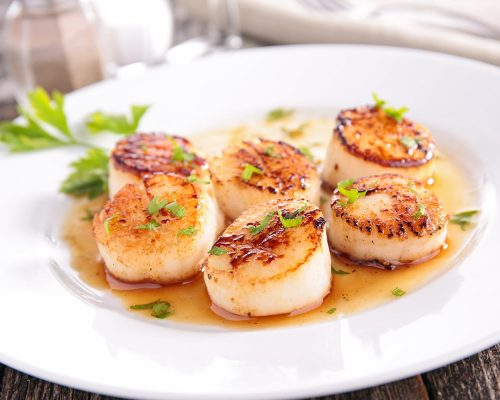 seared scallops